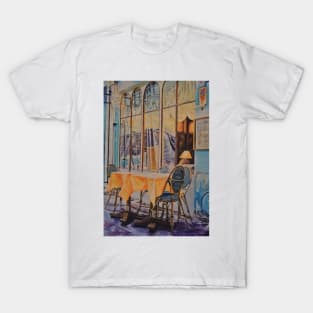 The blue Cafe, Paris. T-Shirt